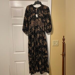 NWT Small Free People Golden Hour Maxi Dress